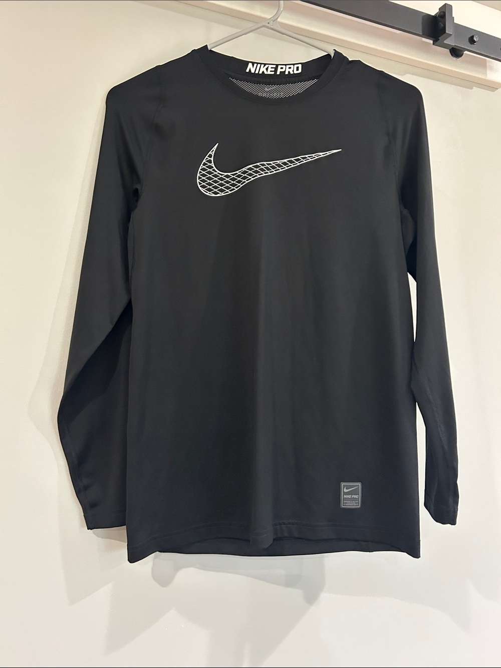 Nike Pro Black Long Sleeve Dri-FIT Top